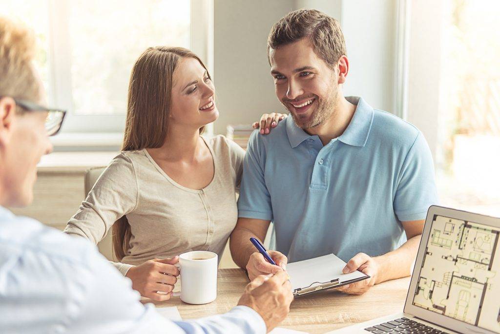 Home consultation with a builder discussing a proposed build and investment to their home