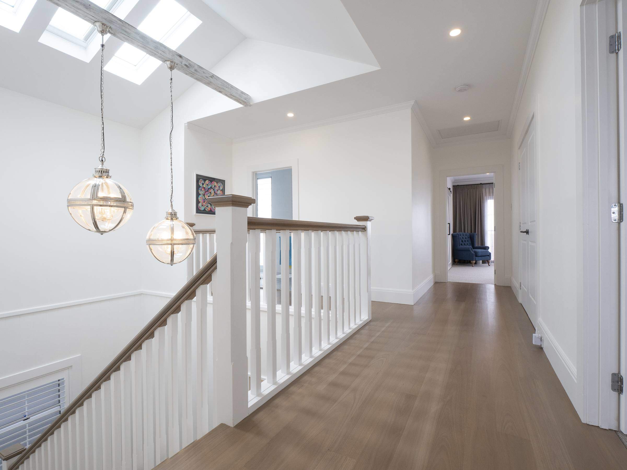 upstairs hallway at Coogee second storey addition