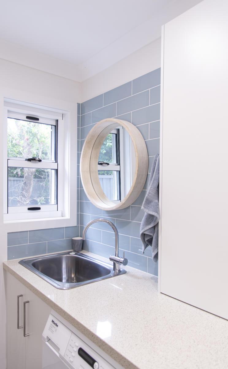 Coastal laundry renovation Austinmer