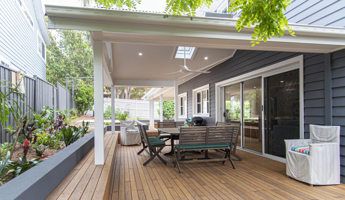 Alfresco with skylights Austinmer