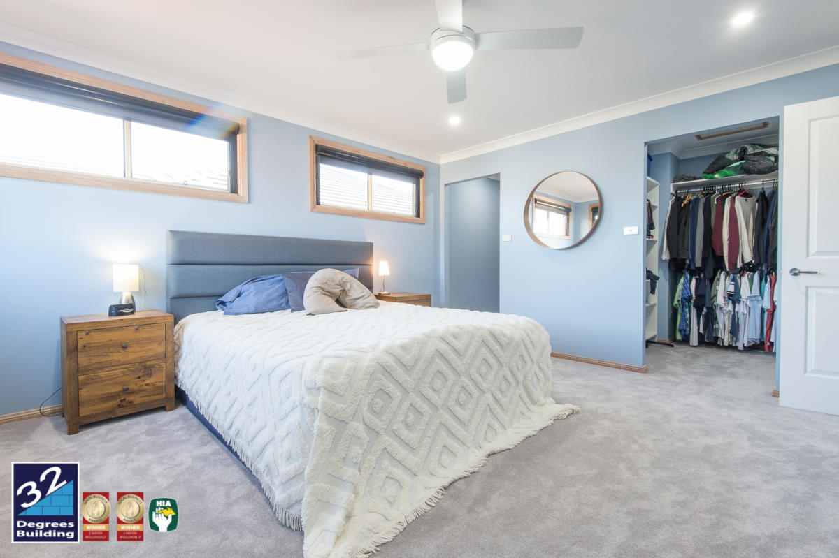 Master bedroom of second storey