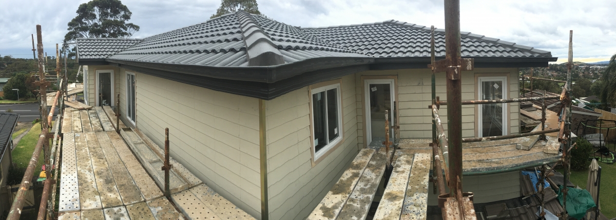 Cladding first floor addition Figtree (4)