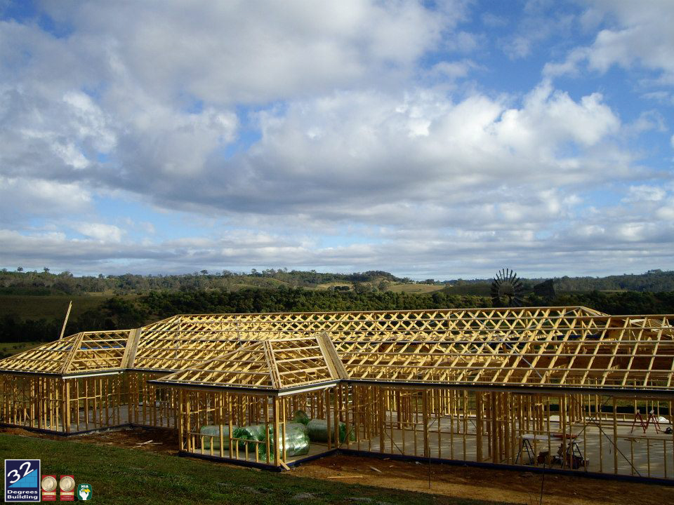 During Construction, Custom Home, Mount Hunter (2)
