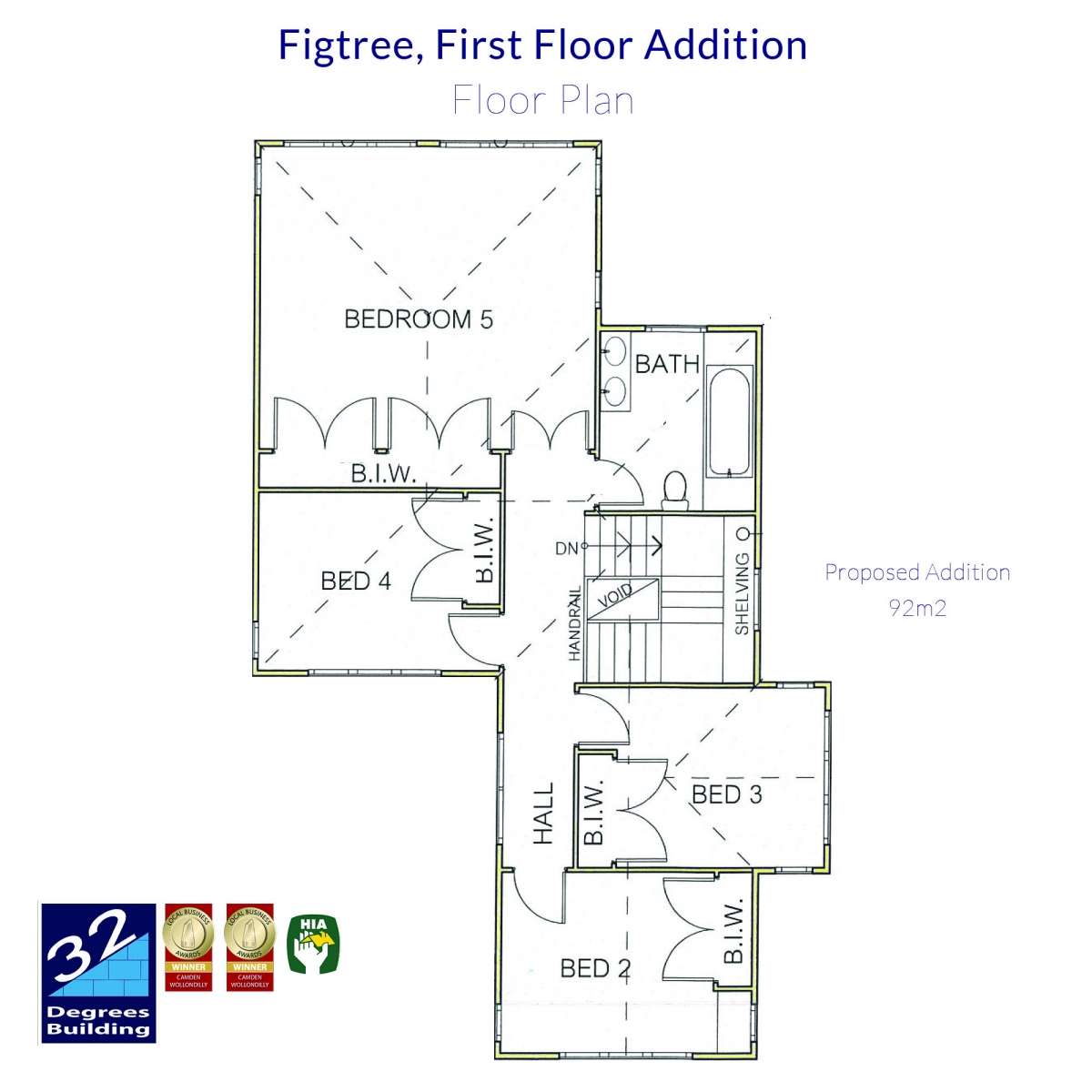Floor Plan - First Floor Addition Figtree (1)