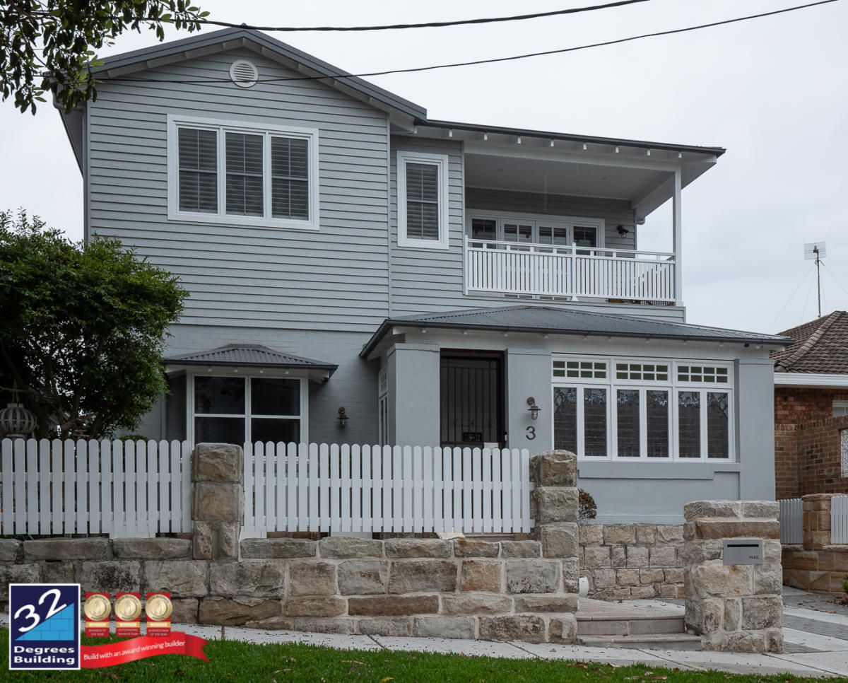 Hamptons second storey addition external finished shot