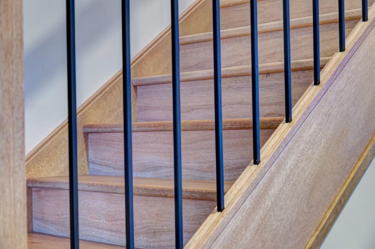 Powder coated balustrade, Stairs Narelan Vale