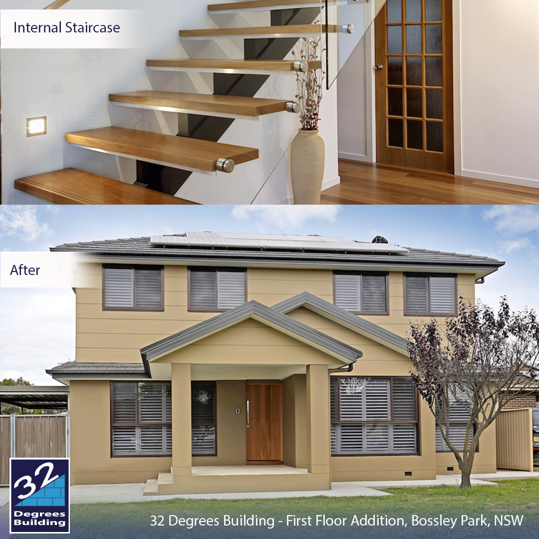 after first floor addition bossley park