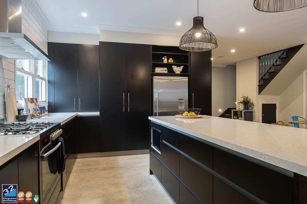 finished interior kitchen first floor addition and extension camden 5