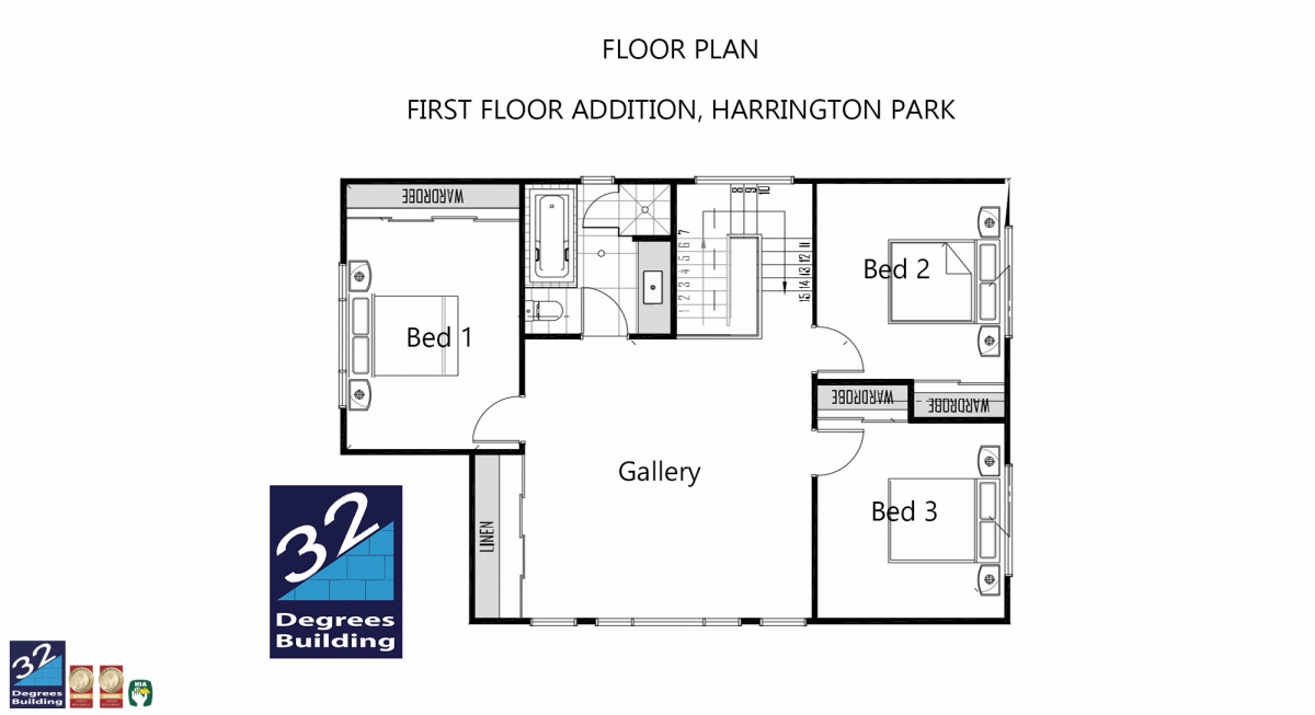 floor plan first floor addition harrington park